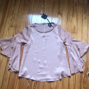 Nordstrom Bell Sleeve Blouse Top